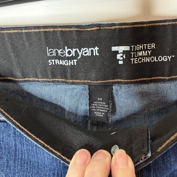 Lane Bryant Woman’s Jeans sz 20 average Tighter Tummy Technology High Waist - Picture 8 of 9